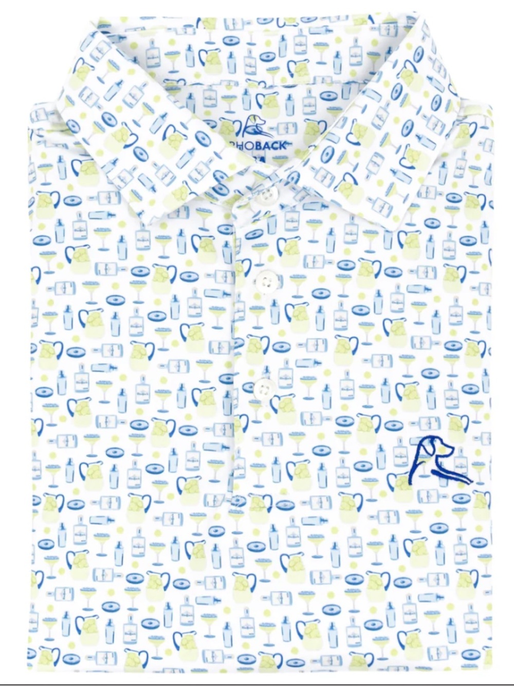 Rhoback the Margarita with Blue & Lime Margarita Print